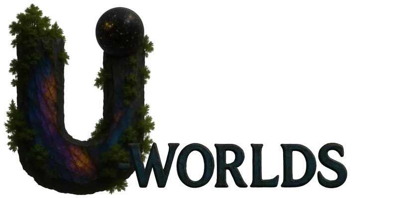 U-Worlds Floating Logo